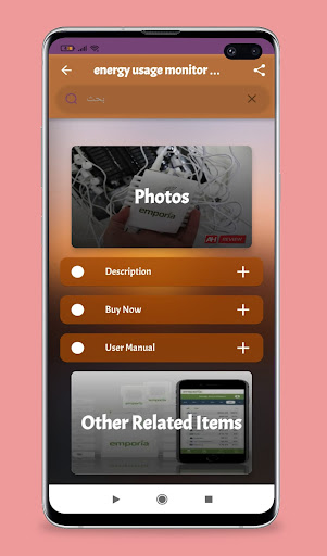 Android application energy usage monitor guide screenshort
