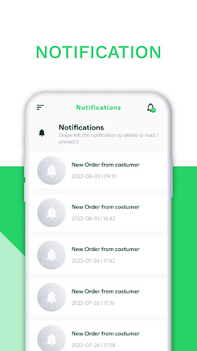 Android application H&S Flex Livreur screenshort