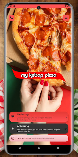 Android application My Kebap Pizza screenshort