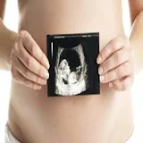 Ultrasound pregnancy guide icon