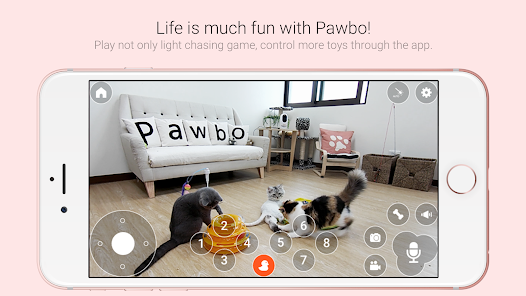 Pawbo Plus caméra interactive connectée pour animaux de compagnie