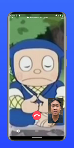 Android application Fake Video Call Ninja Hattori screenshort