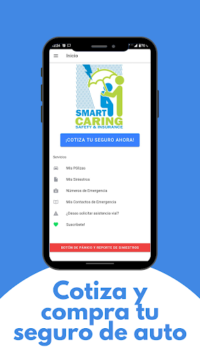 Android application Smart Caring SI screenshort