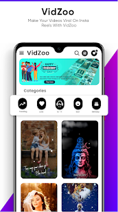 VidZoo -Lyrical Video Maker 2021 Photo Video Maker Screenshot