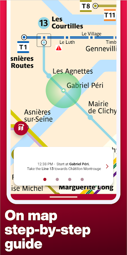 Screenshot of Paris Metro – Map and Routes