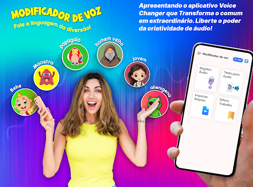 Visualização do aplicativo