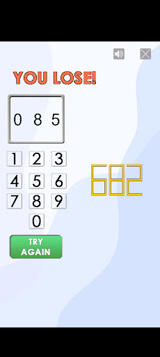 Lock Code game Screen 2