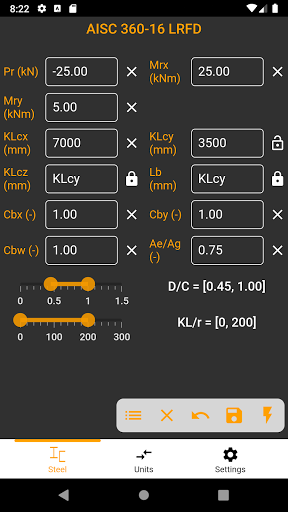 Android application SteelLibDesign screenshort