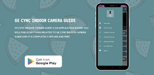 Android application GE Cync Indoor Camera Guide screenshort