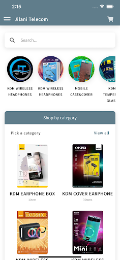 Android application Jilani Telecom screenshort