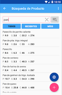 Calculadora de calorías HiKi Screenshot