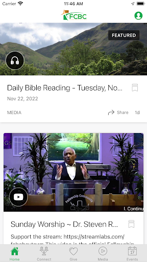 Android application FCBC Baytown screenshort