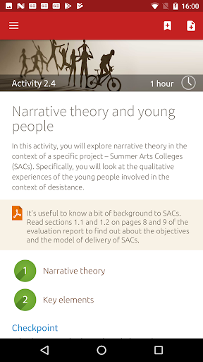 Learning Hub Screen 2