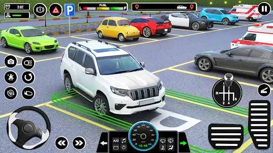 汽車遊戲 3D 停車場遊戲