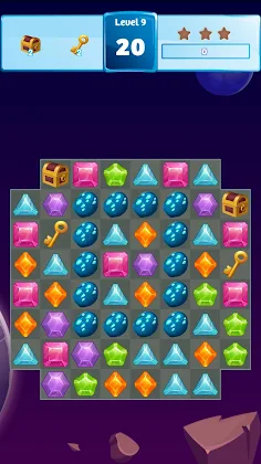 Space Adventure Match 3 Game - Screenshot 2