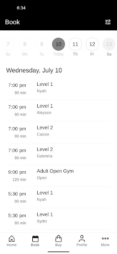 Sparks Volleyball Club Screen 2