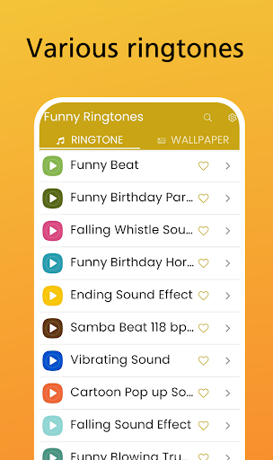 Funny sound Ringtone Screen 2