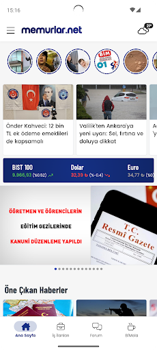 Memurlar.net: Maaş, Ilan, Kamu Screenshot 2 - AppWisp.com