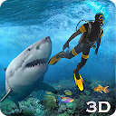Requin Attaque chasse sous 3D 