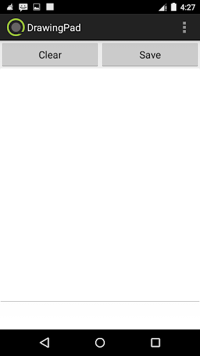 Android application DrawingPad screenshort