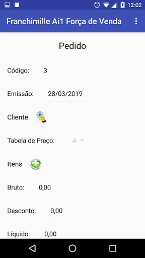 Franchimille Ai1 Força Venda Screen 3