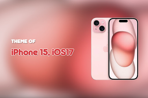 Android application Theme of iPhone 15 iOS 17 screenshort