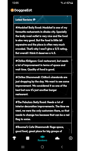 DoggosEat: Food Review BD Screen 3