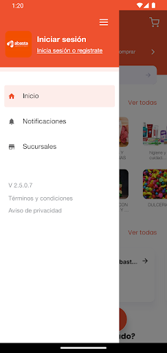 Android application Abasta screenshort