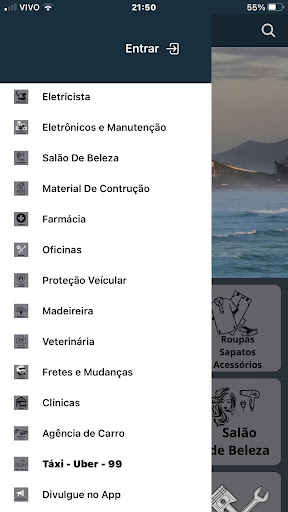 Android application Vitrine Saquá screenshort