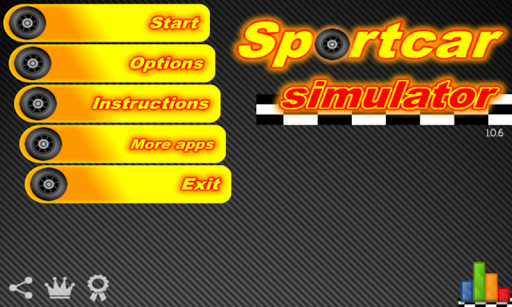 Android application Sport Car Simulator screenshort