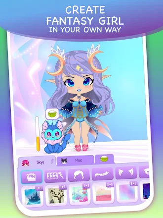 Game screenshot Fantasy Dress Up Avatar Maker hack