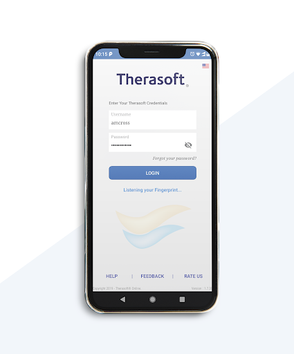 Android application Therasoft screenshort