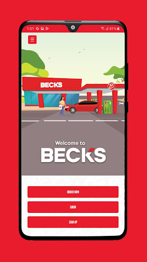 Android application Beck's Rewards screenshort