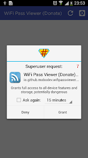 WiFi Pass Viewer (Pro) Screenshot