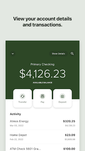 First Florida Mobile Banking Screen 3