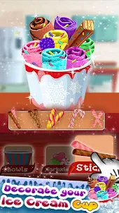 Ice Cream Roll Maker Games