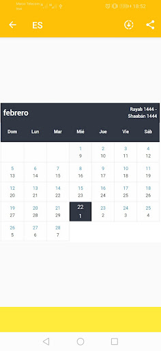 Hijri y calendario gregoriano Screen 3