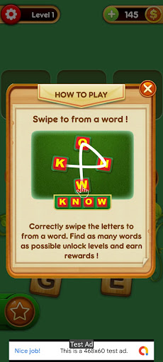 Healthy Word Puzzle Screen 2