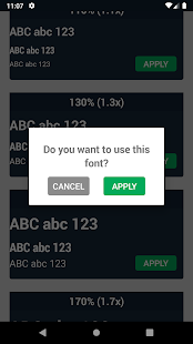 Font Changer - Change & Enlarge Font & Text Size Screenshot