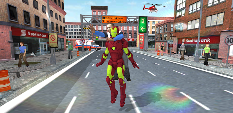 Robot Hero Rescue Mission Game