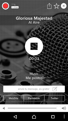 MGR Radio Gloriosa Majestad Screen 2