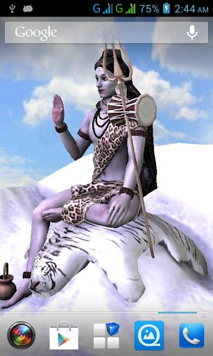 3D Shiva Live Wallpaper Screen 2