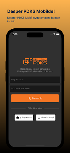 Android application Desper screenshort