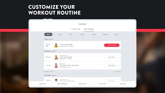 Peloton - Fitness & Workouts Screenshot
