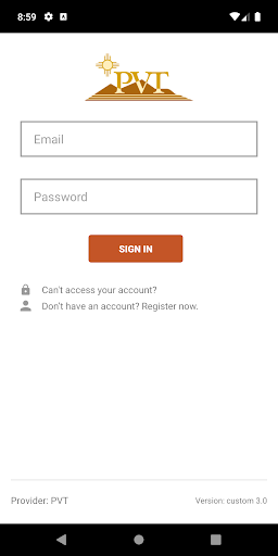 Android application PVT Connect screenshort