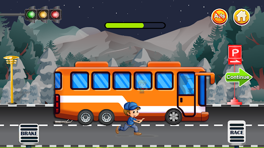 Kids Bus Driving Kids Game