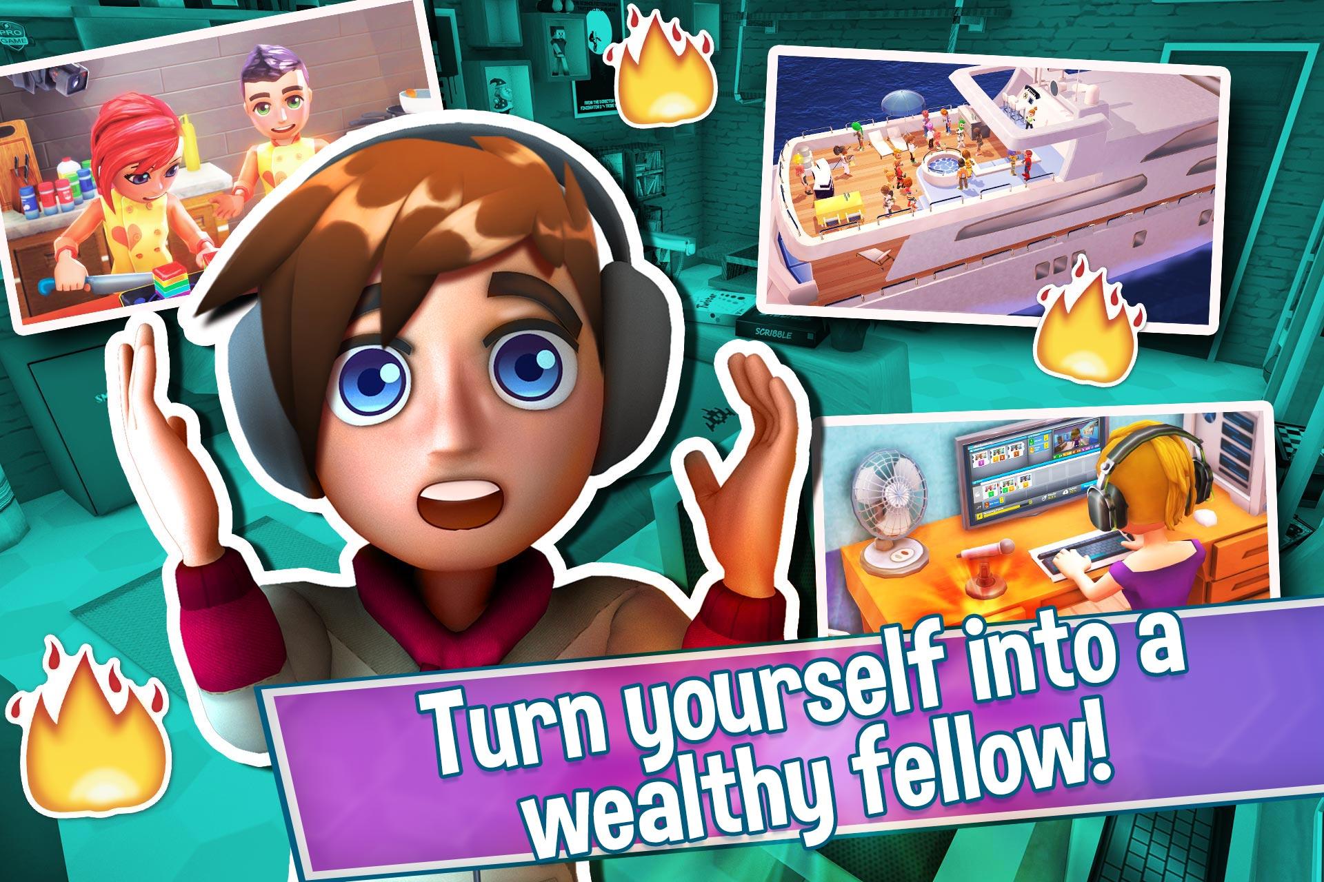 Android application Youtubers Life: Gaming Channel - Go Viral! screenshort