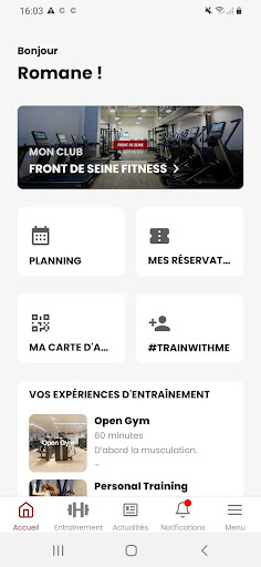 Android application FDS Fitness screenshort
