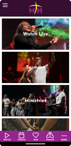 Android application Mt Hebron Church Ministries screenshort