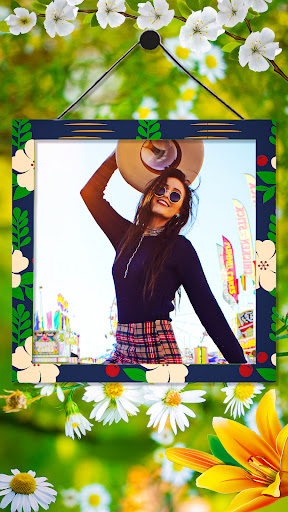 Android application Flower Photo Frames screenshort